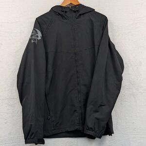 VTG Huffer Strong Jacket Rain Men M Black King Kong Movie Crew 2005 Gorpcore Y2K